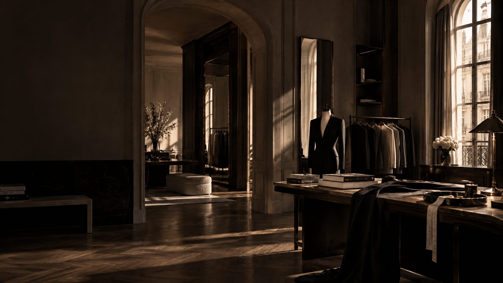 Moda personal styling — tailored, editorial aesthetic